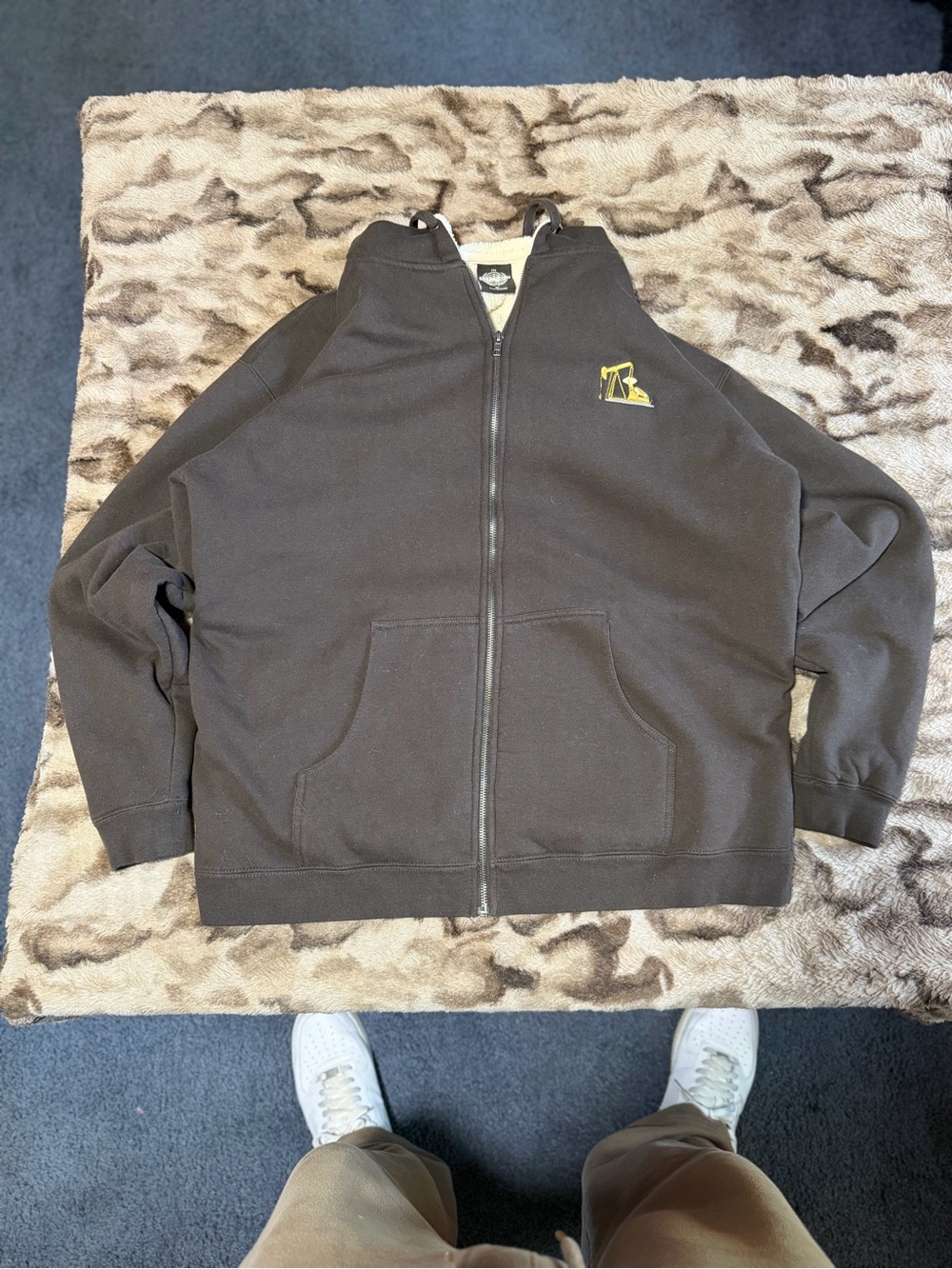 ITC Expedition Brown Full-Zip Hooded Jacket